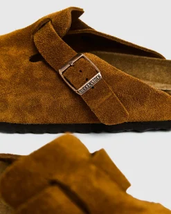Boston Soft Footbed Suede Leather Sandals