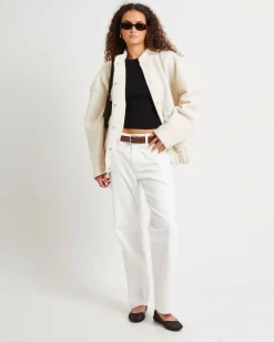 Boucle Bomber Jacket