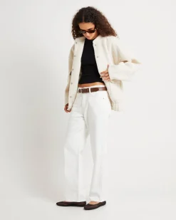 Boucle Bomber Jacket