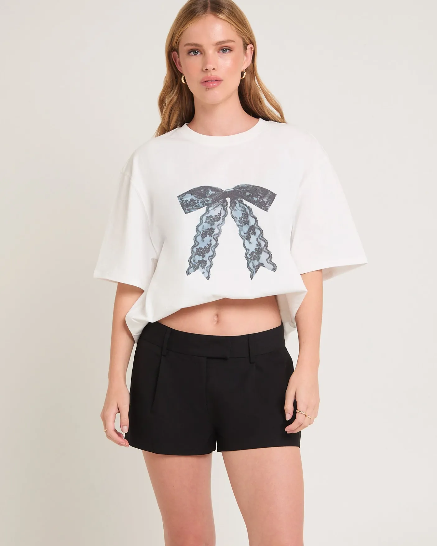 Bow-Tiful Oversized T-Shirt