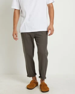 Brody Linen Pants in Muted Olive