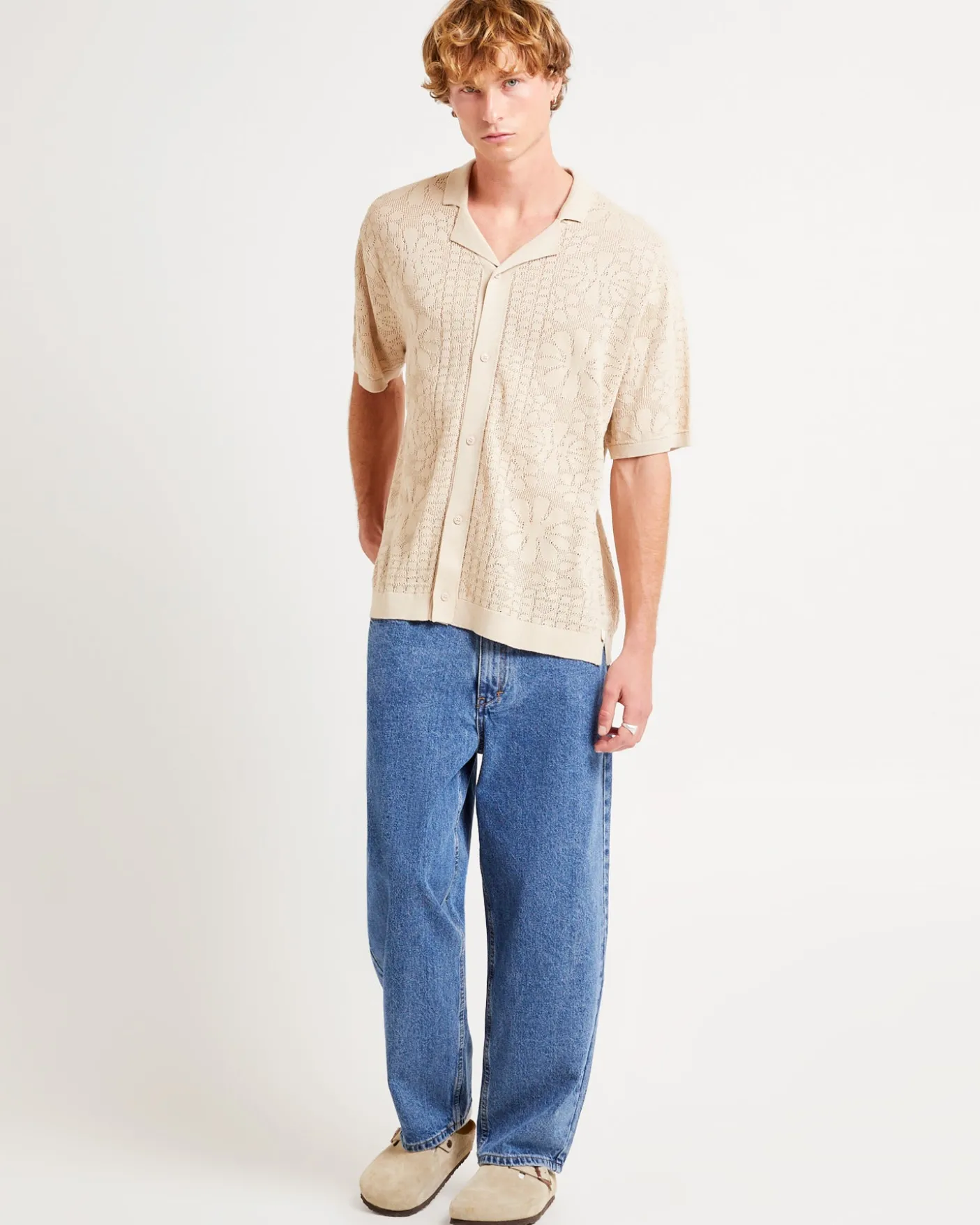 Bronson Knitted Short Sleeve Resort Shirt