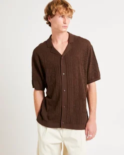 Bronson Knitted Short Sleeve Resort Shirt