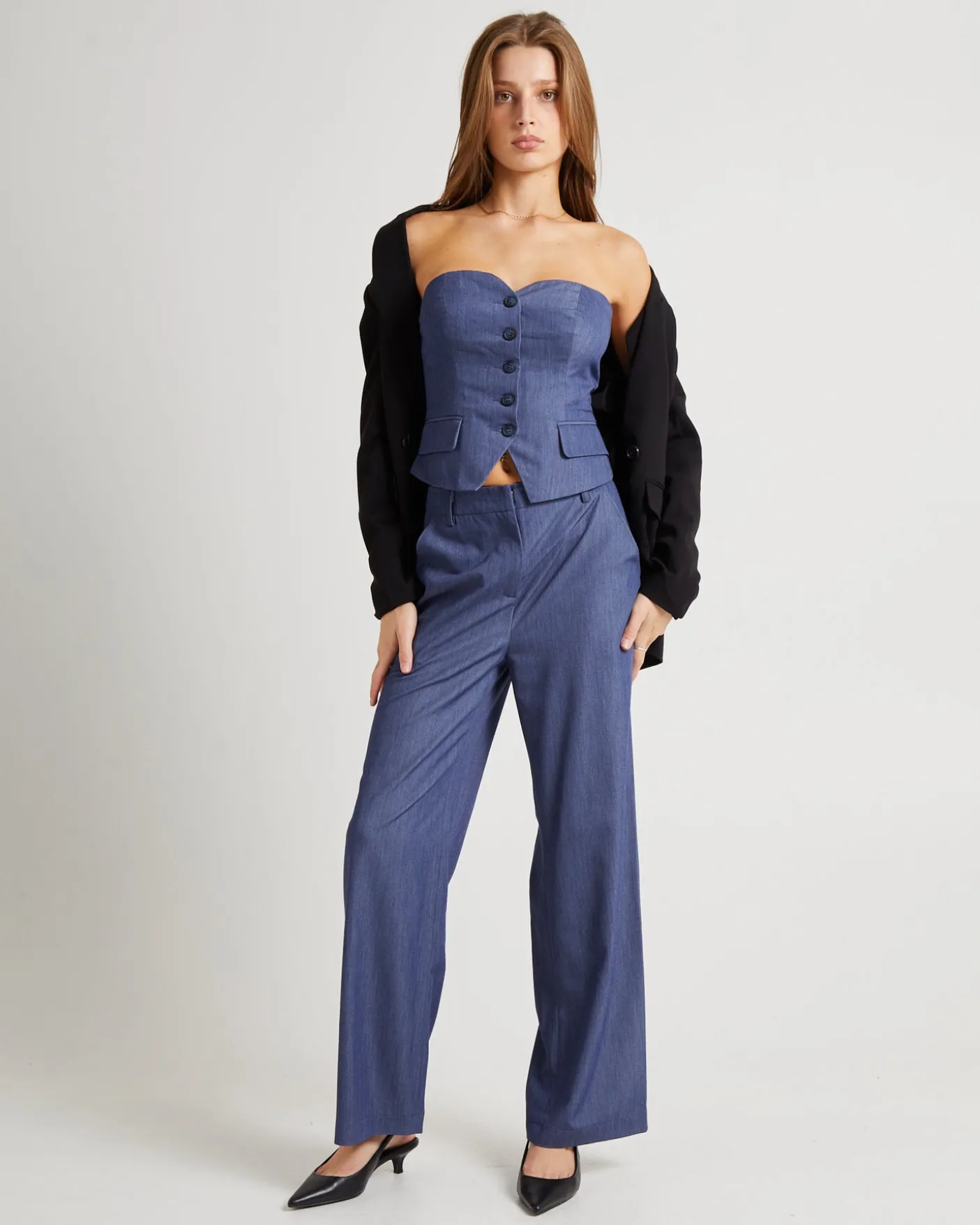 Brooklyn Strapless Corset Top