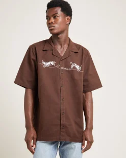 Bully Boy Short Sleeve Shirt Brown