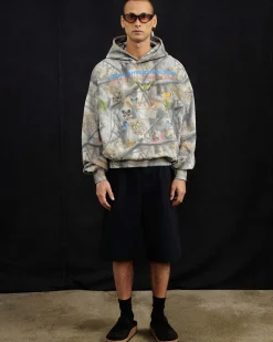 Butterflies Of Indochina Camo Hoodie