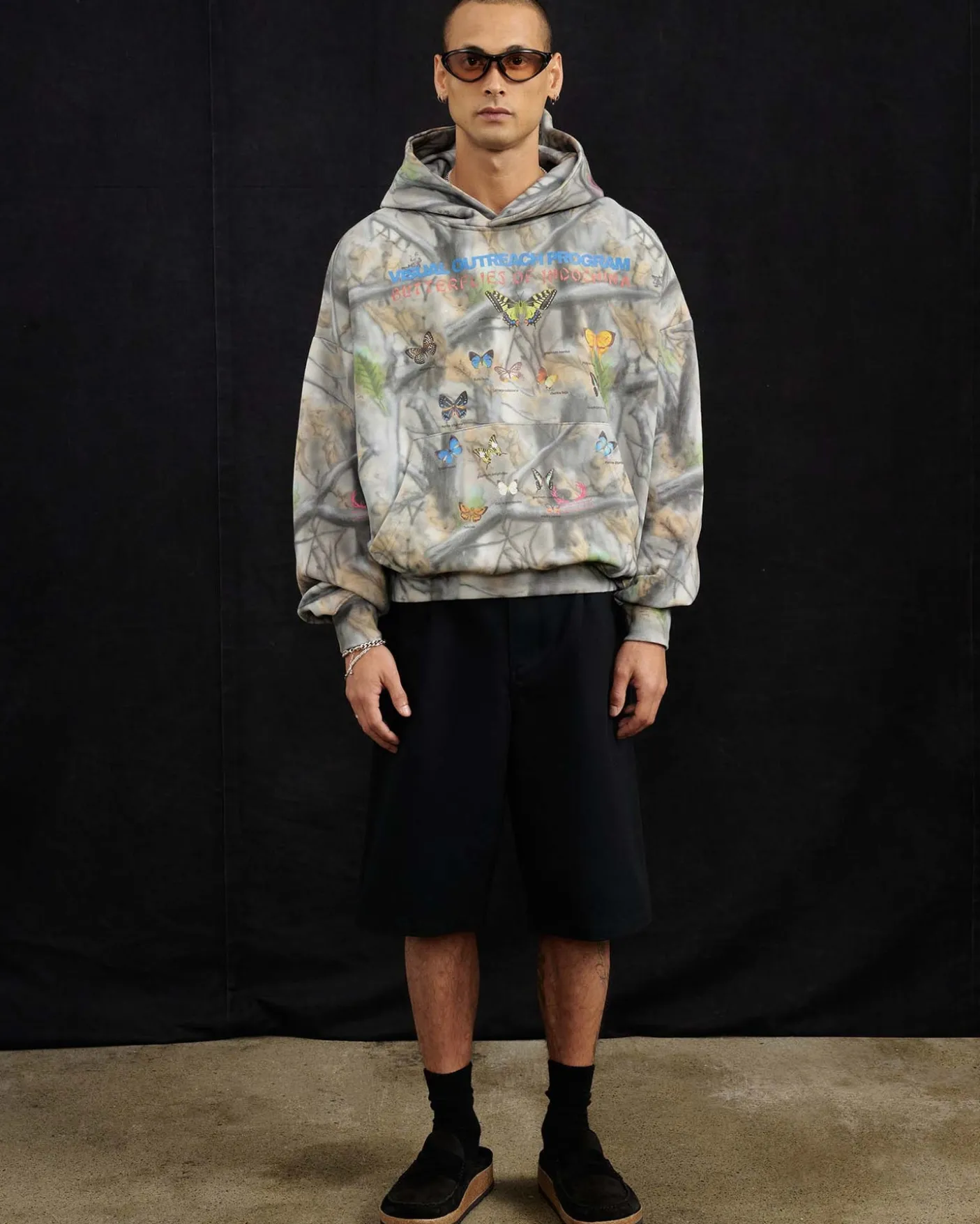 Butterflies Of Indochina Camo Hoodie