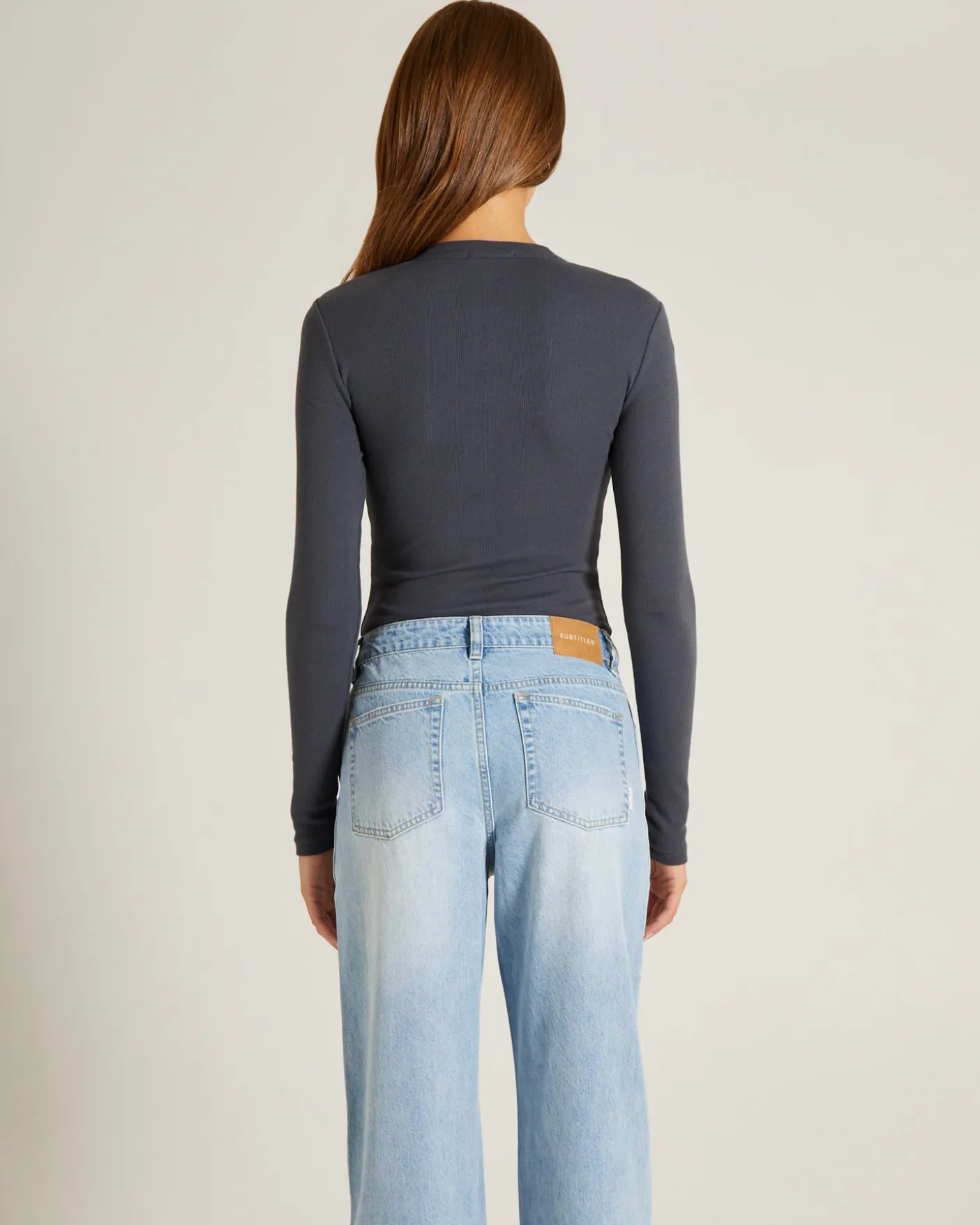 Button Front Long Sleeve Bodysuit