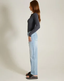 Button Front Long Sleeve Bodysuit
