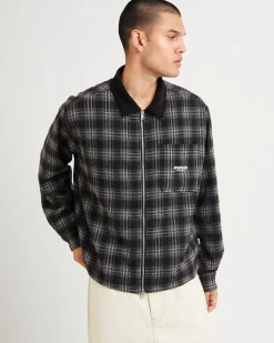Caden Zip Long Sleeve Shirt