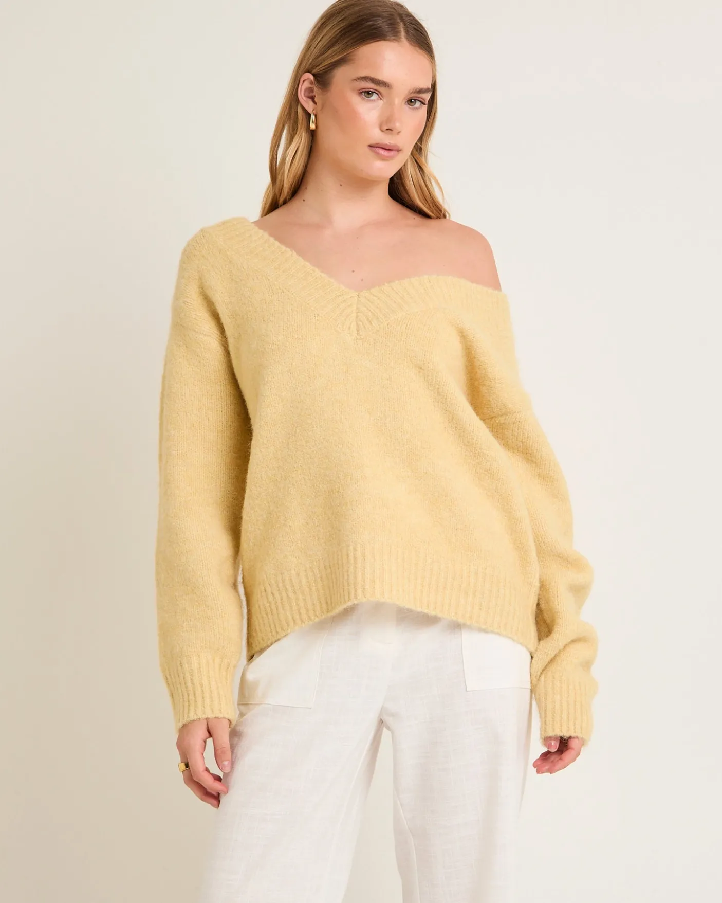 Capri V Neck Knit Jumper