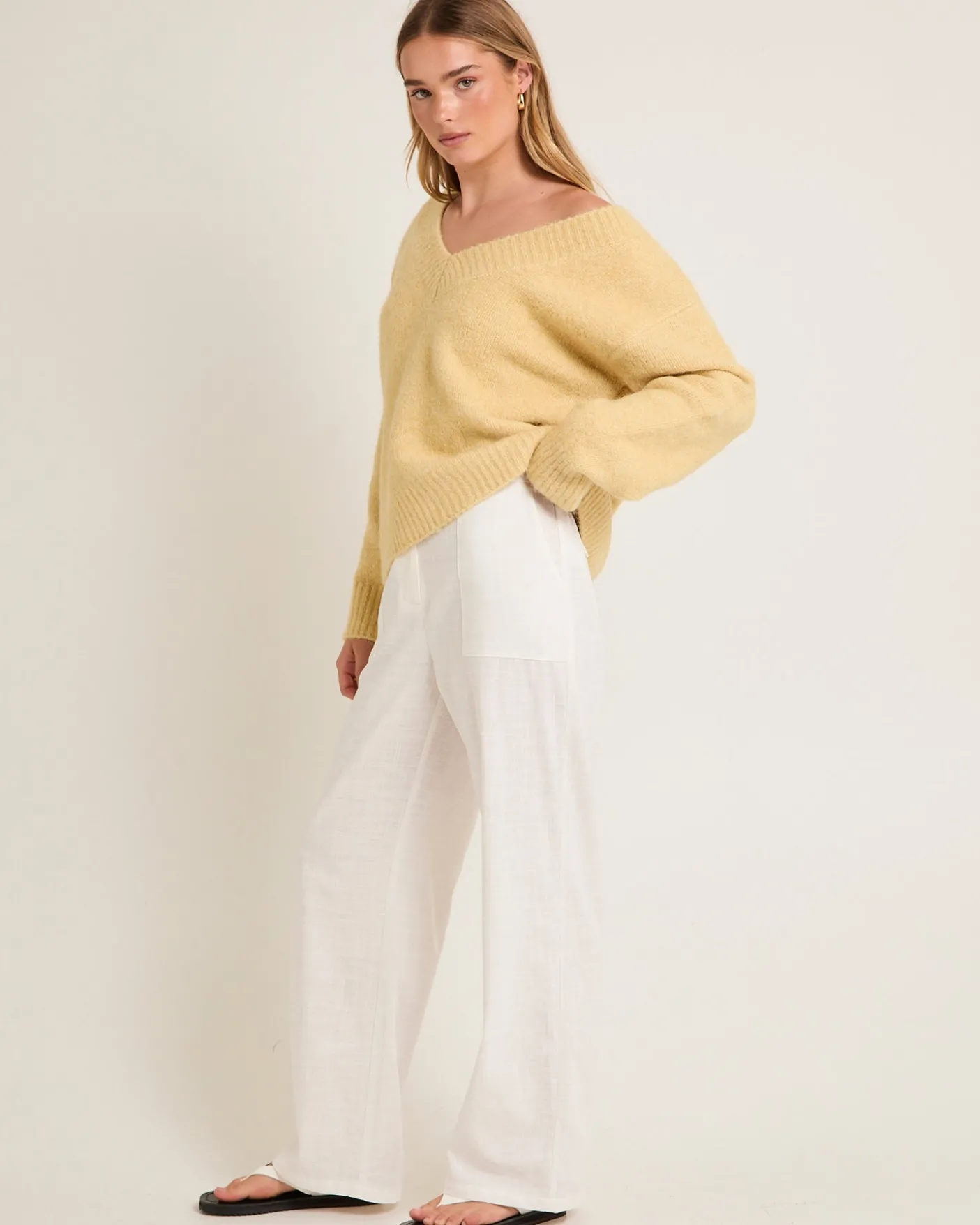 Capri V Neck Knit Jumper