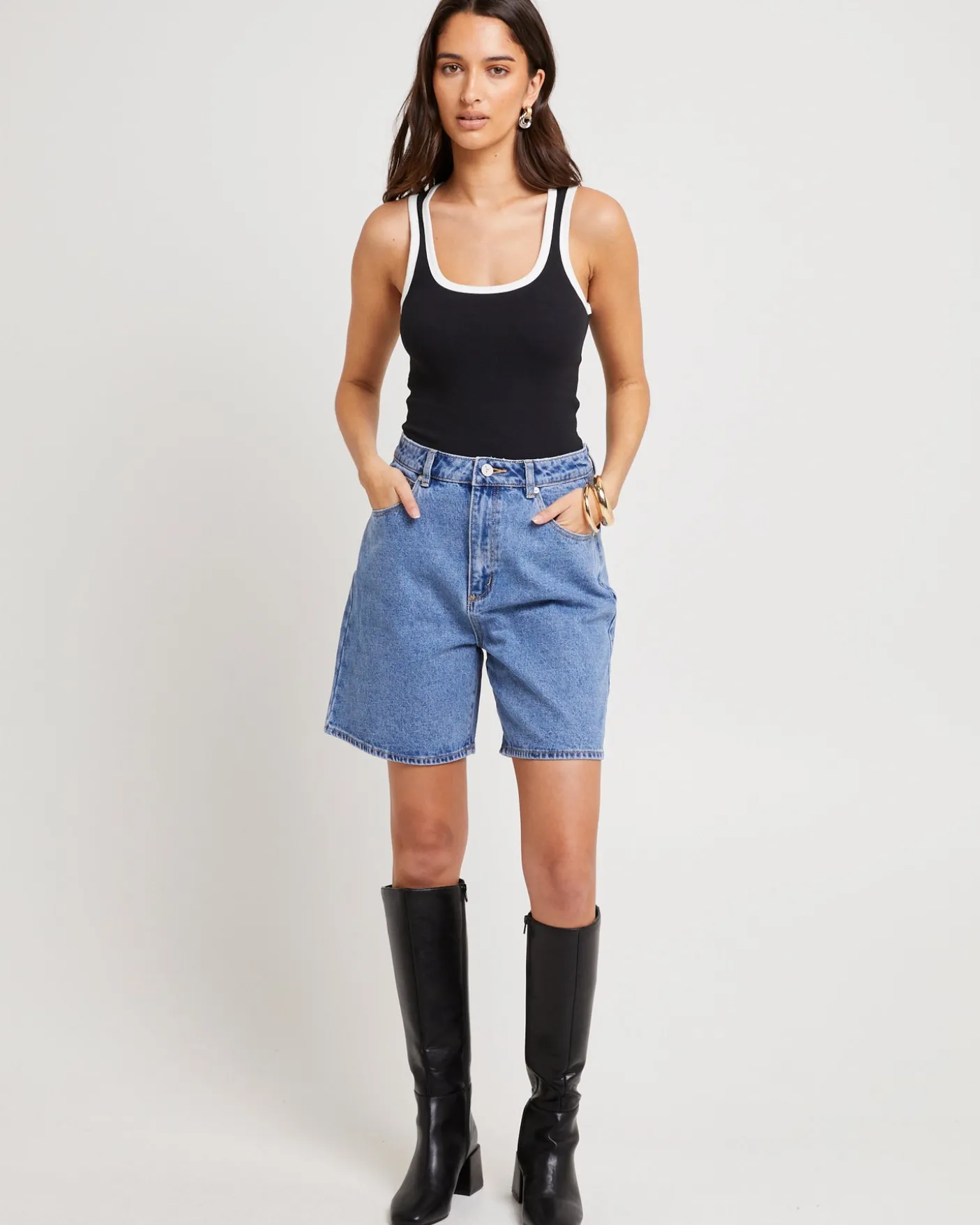 Carrie Denim Shorts Naomi