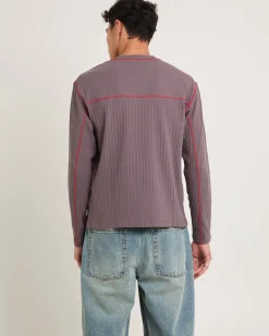 CCTV Rib Long Sleeve Shirt