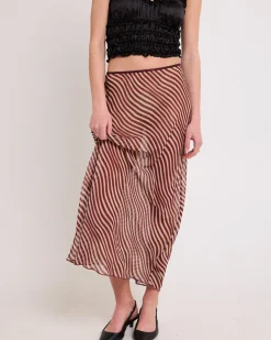 Celly Sheer Maxi Skirt