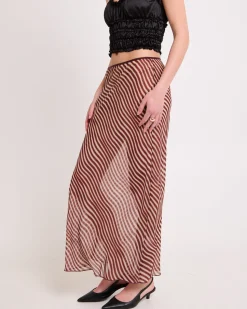 Celly Sheer Maxi Skirt