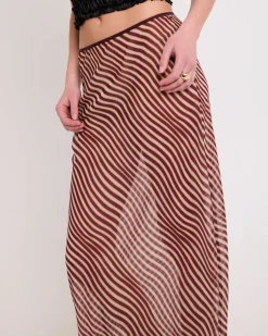 Celly Sheer Maxi Skirt