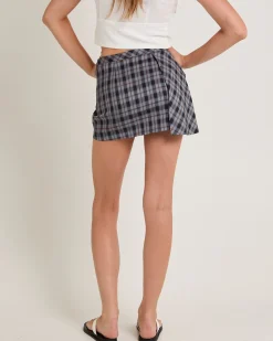 Checka Mini Skirt