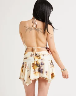 Chloe Halter Cowl Neck Dress