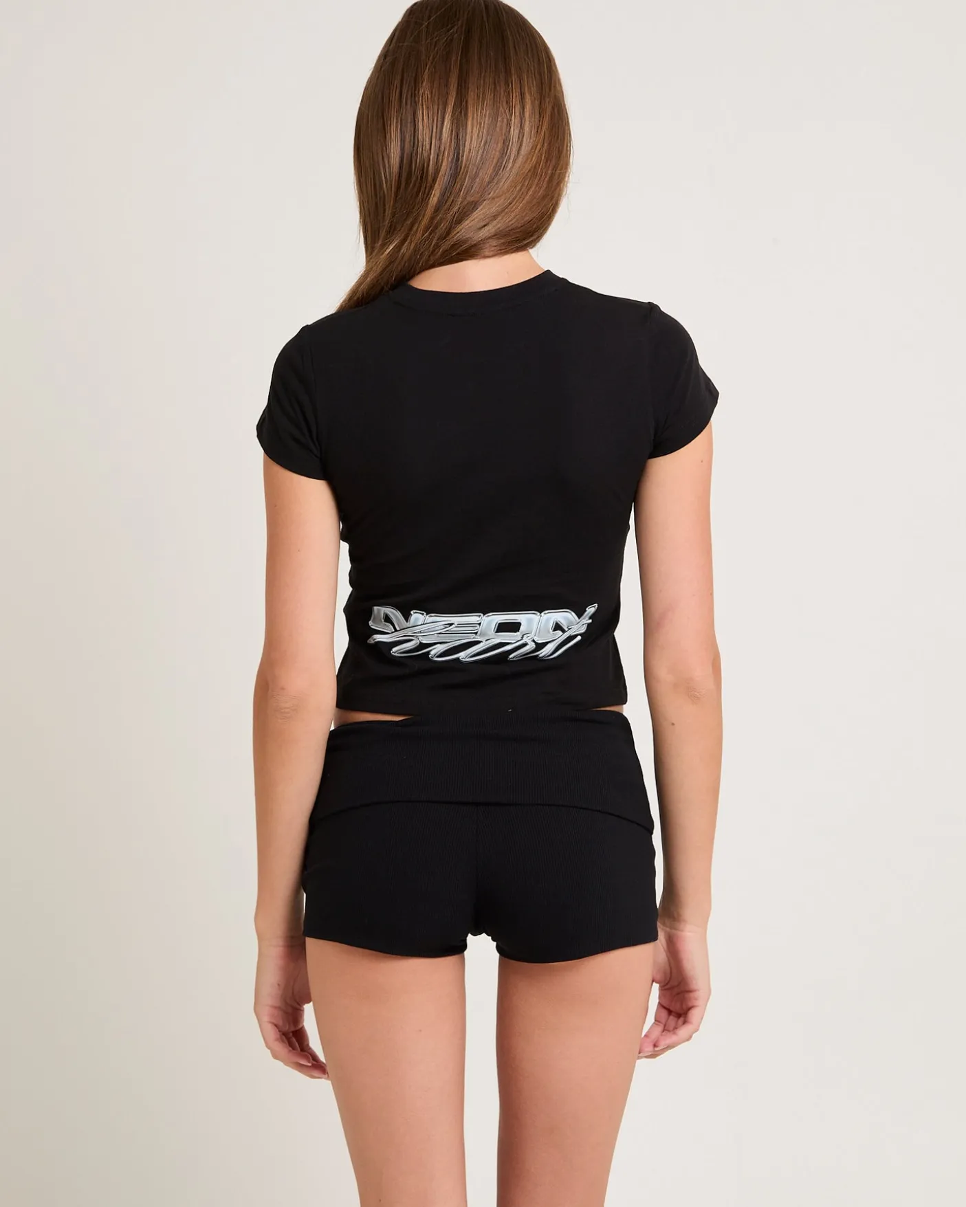 Chrome Cursive T-Shirt Black