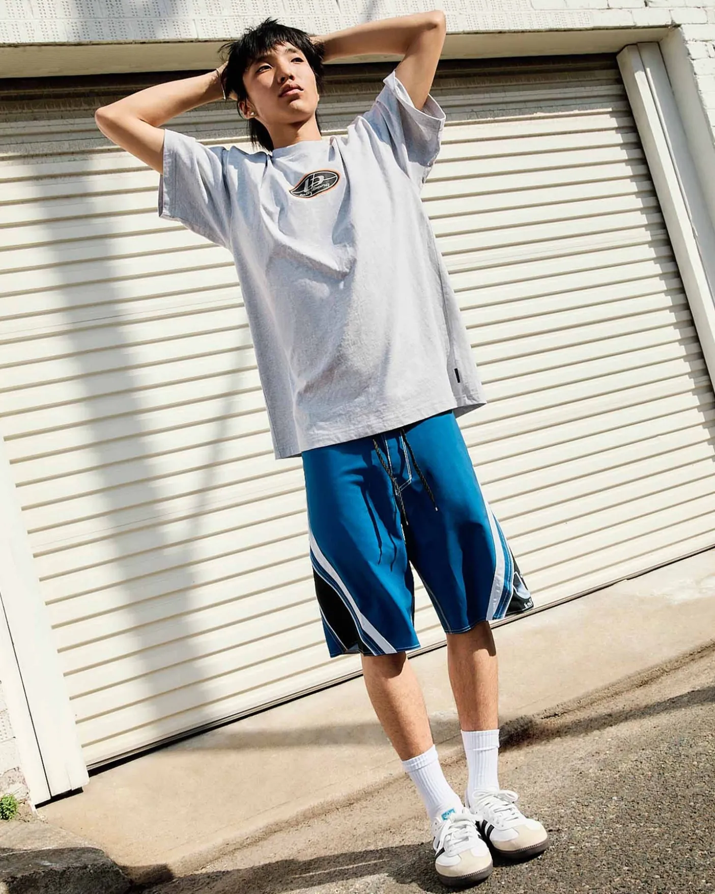 Chrome Pill T-Shirt in Light Grey Heather