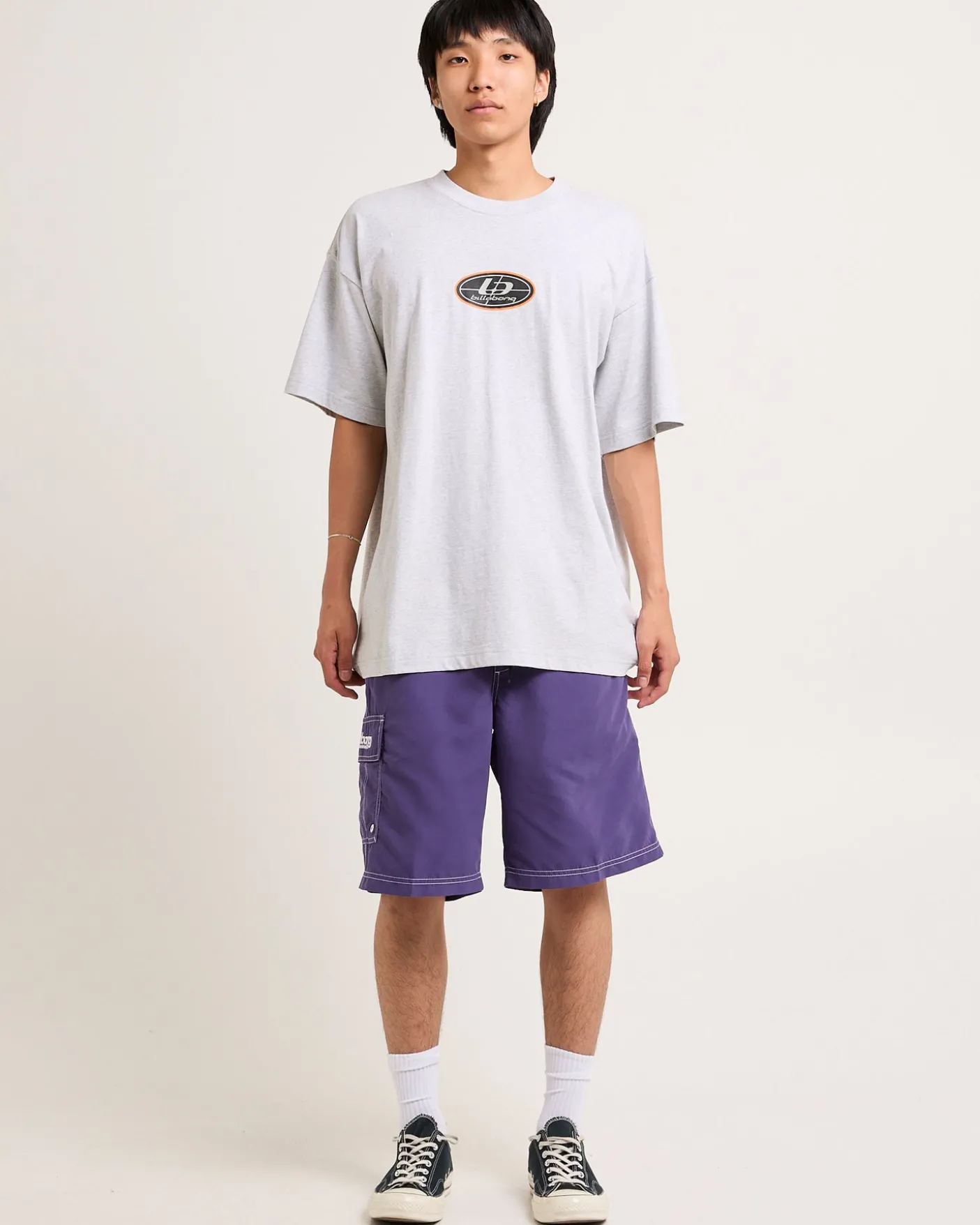 Chrome Pill T-Shirt in Light Grey Heather