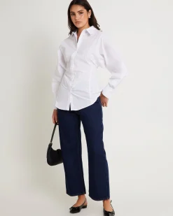 Cinched Longline Shirt