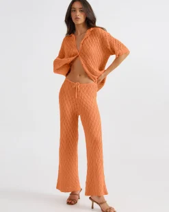 Claire Pants in Orange