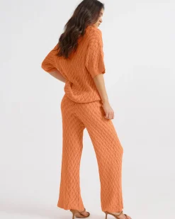 Claire Top in Orange