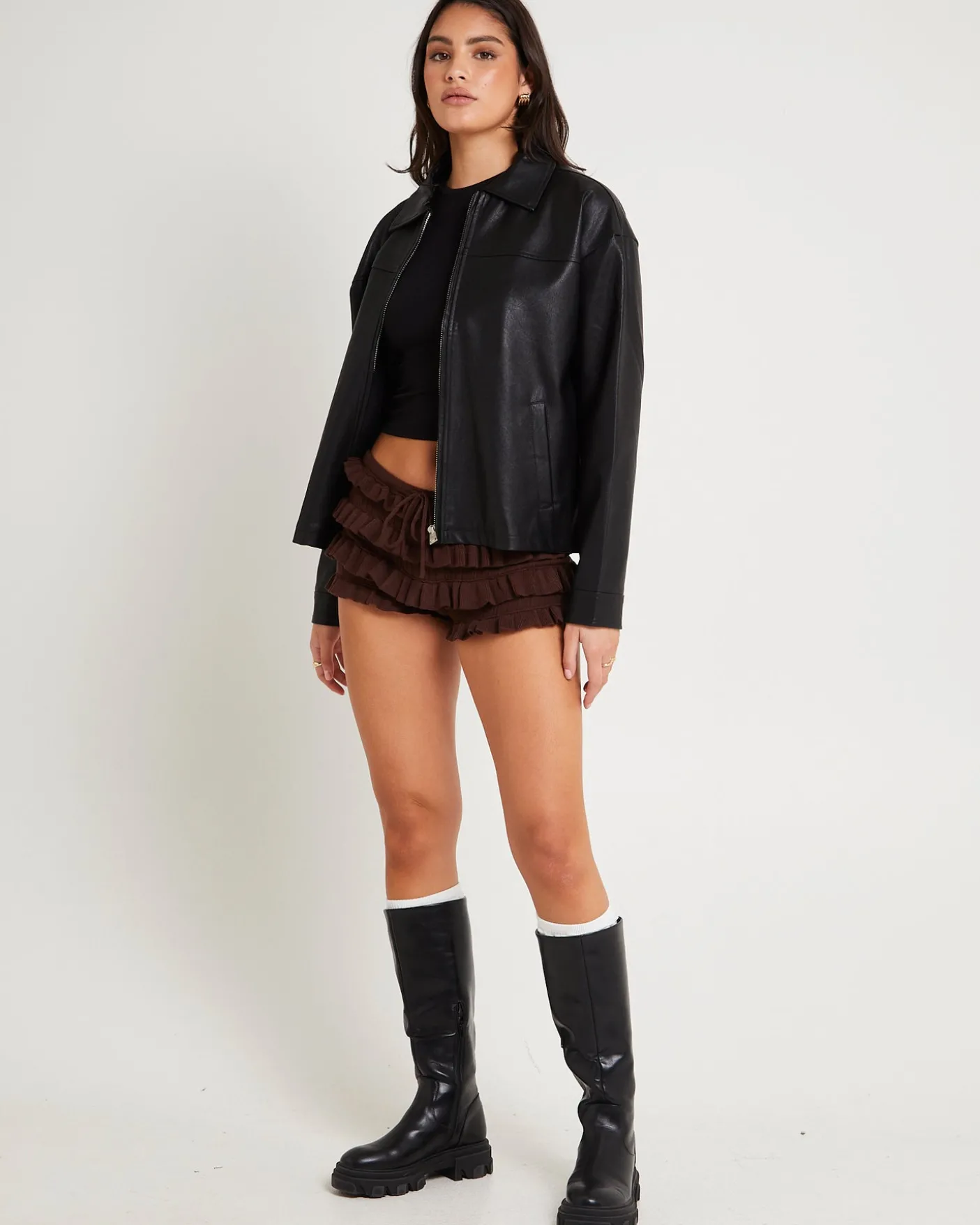 Clara Clean PU Jacket
