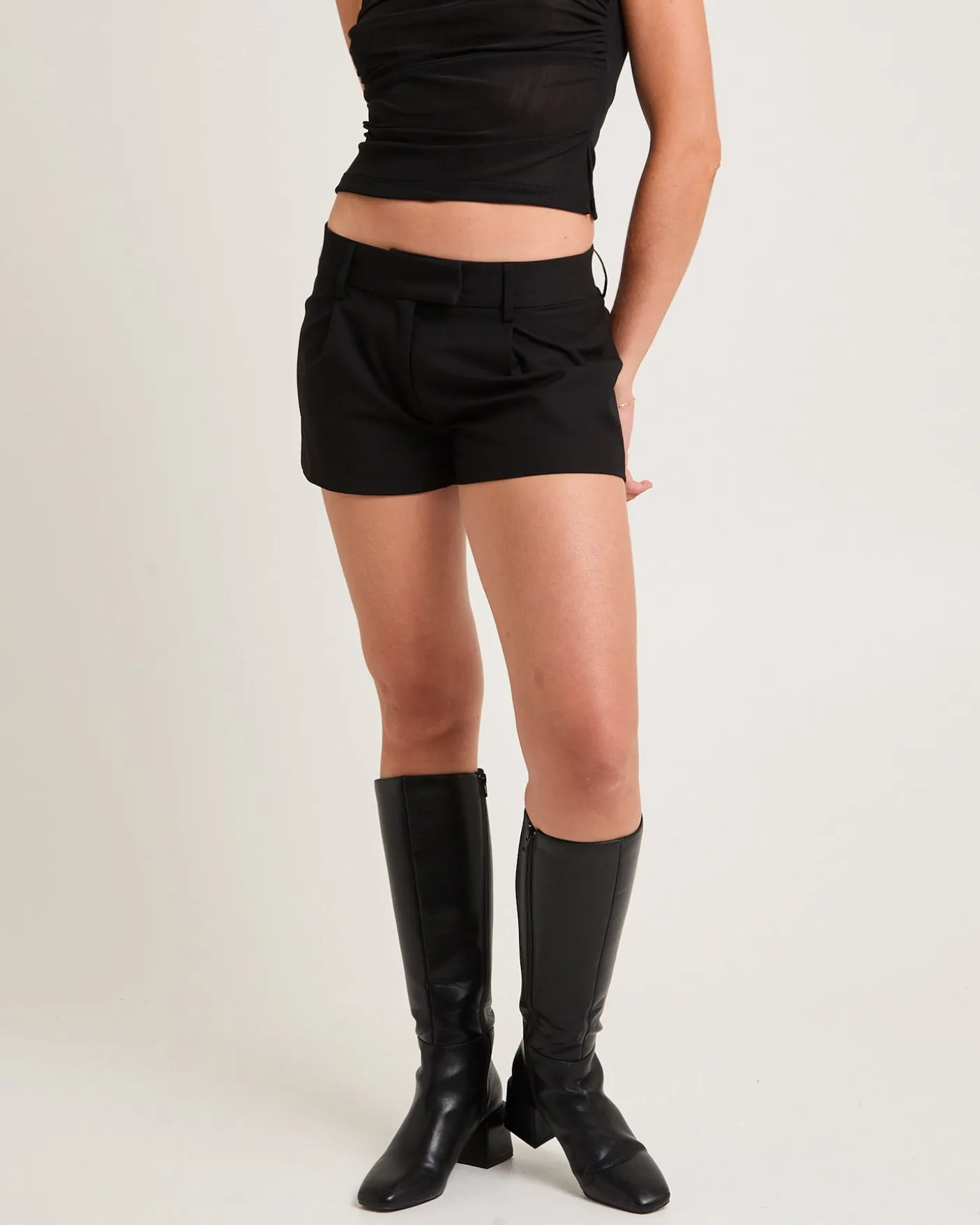 Cleo Tailored Low Rise Shorts