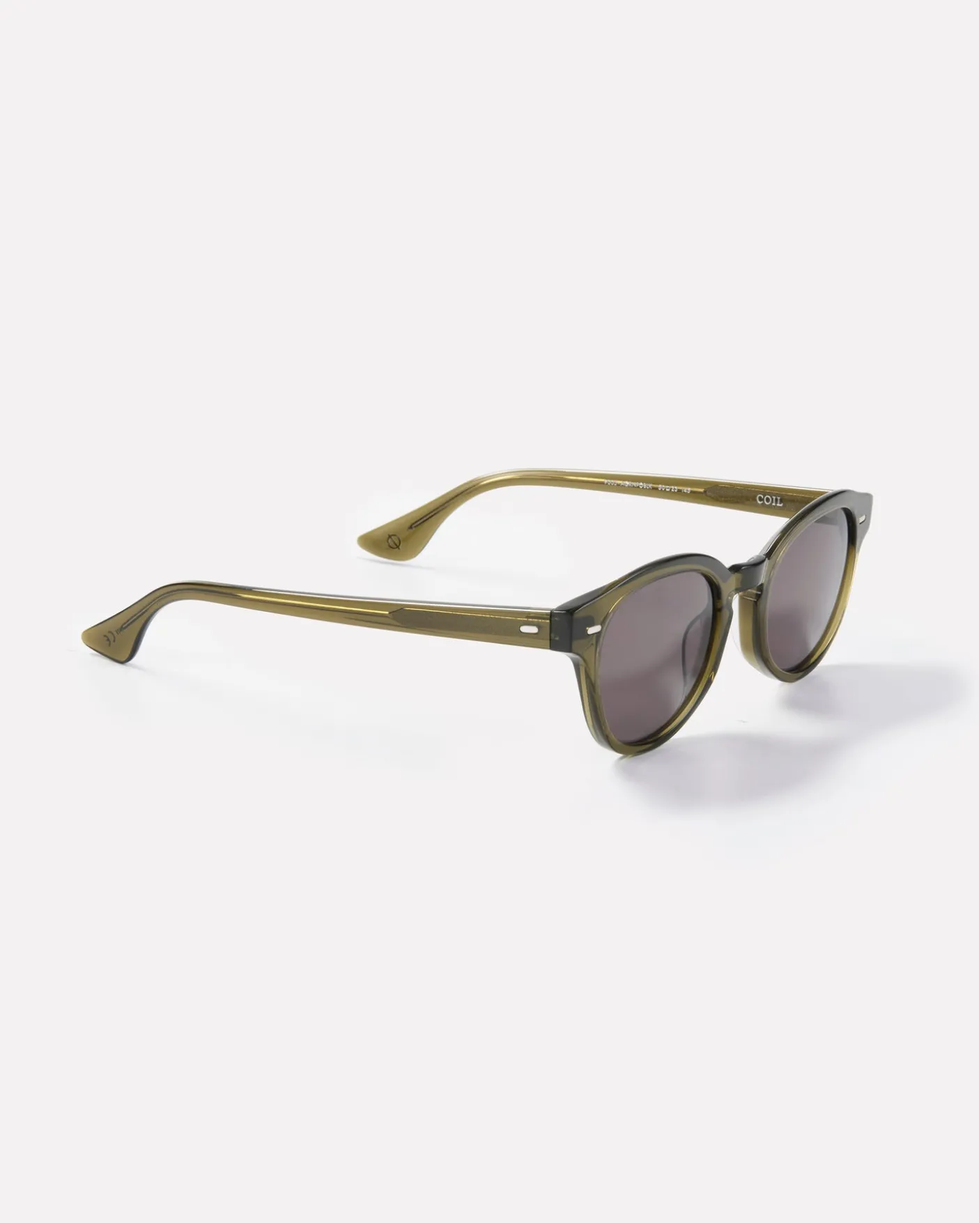 Coil Army Green Polished/Black Sunglasses