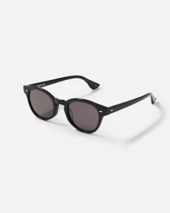 Coil Black Polished/Black Sunglasses