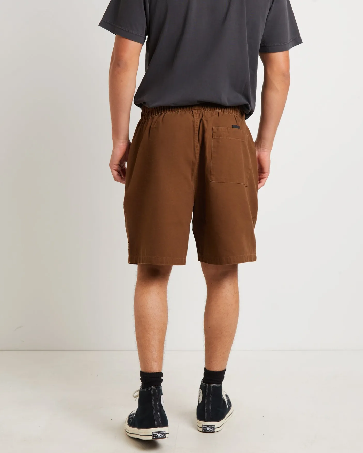 Collage Recycled 18" Swim Shorts in Brown