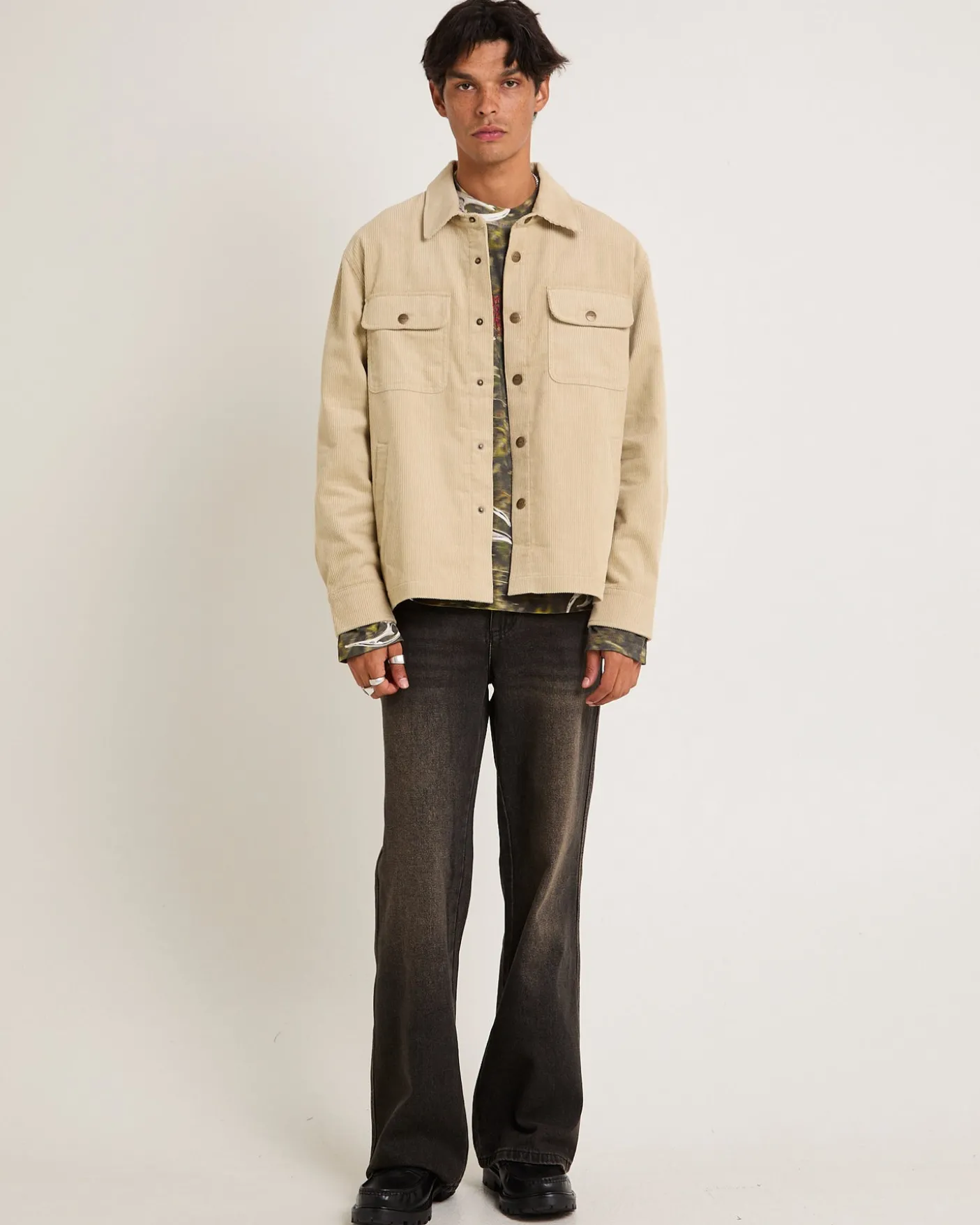 Conditions Corduroy Long Sleeve Overshirt