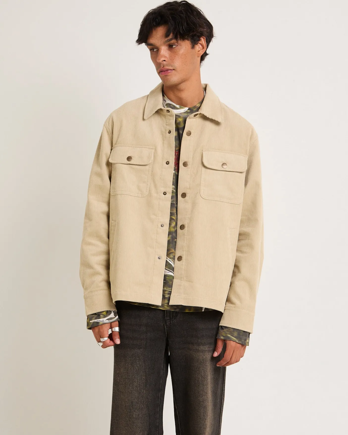 Conditions Corduroy Long Sleeve Overshirt