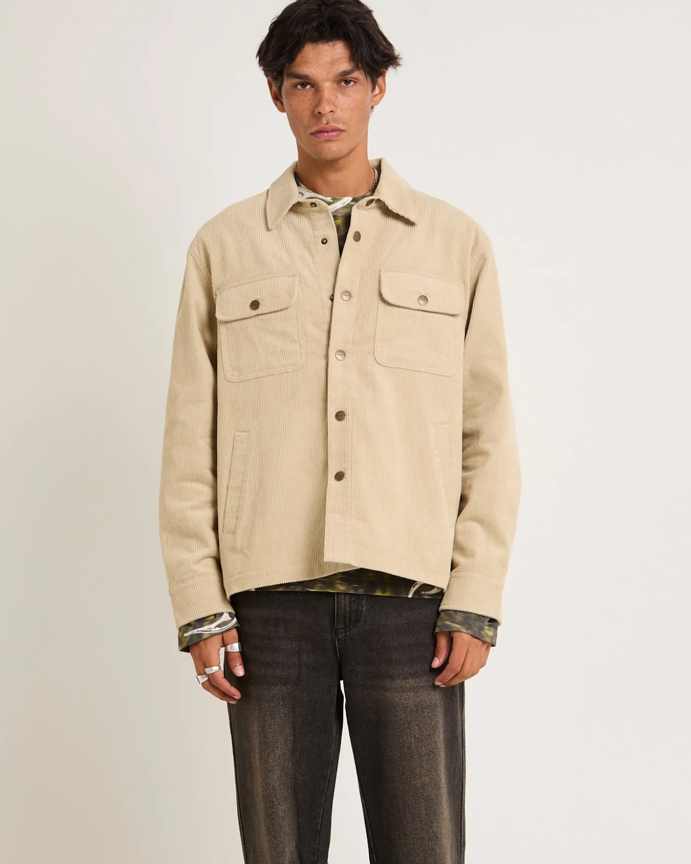 Conditions Corduroy Long Sleeve Overshirt
