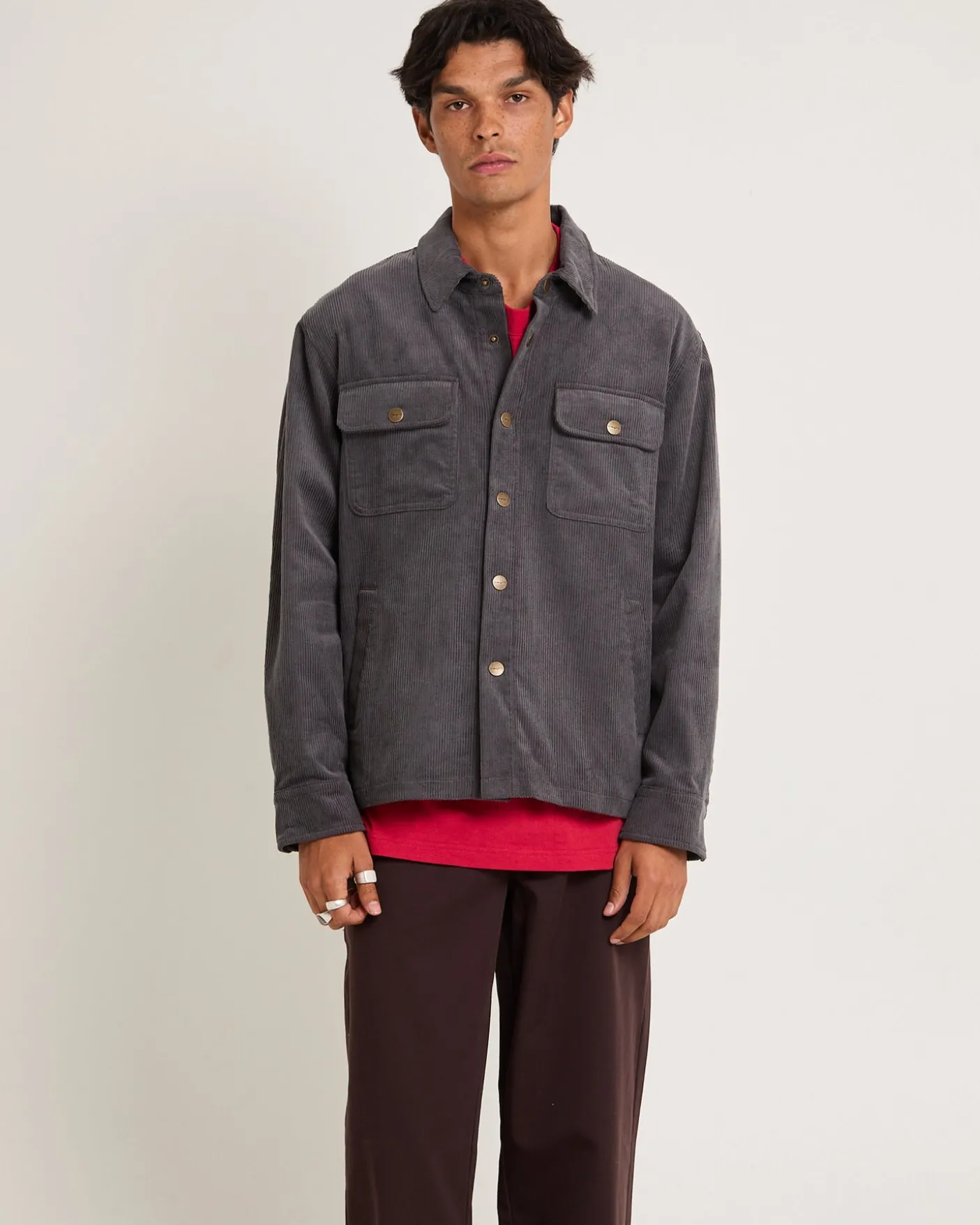 Conditions Corduroy Long Sleeve Overshirt