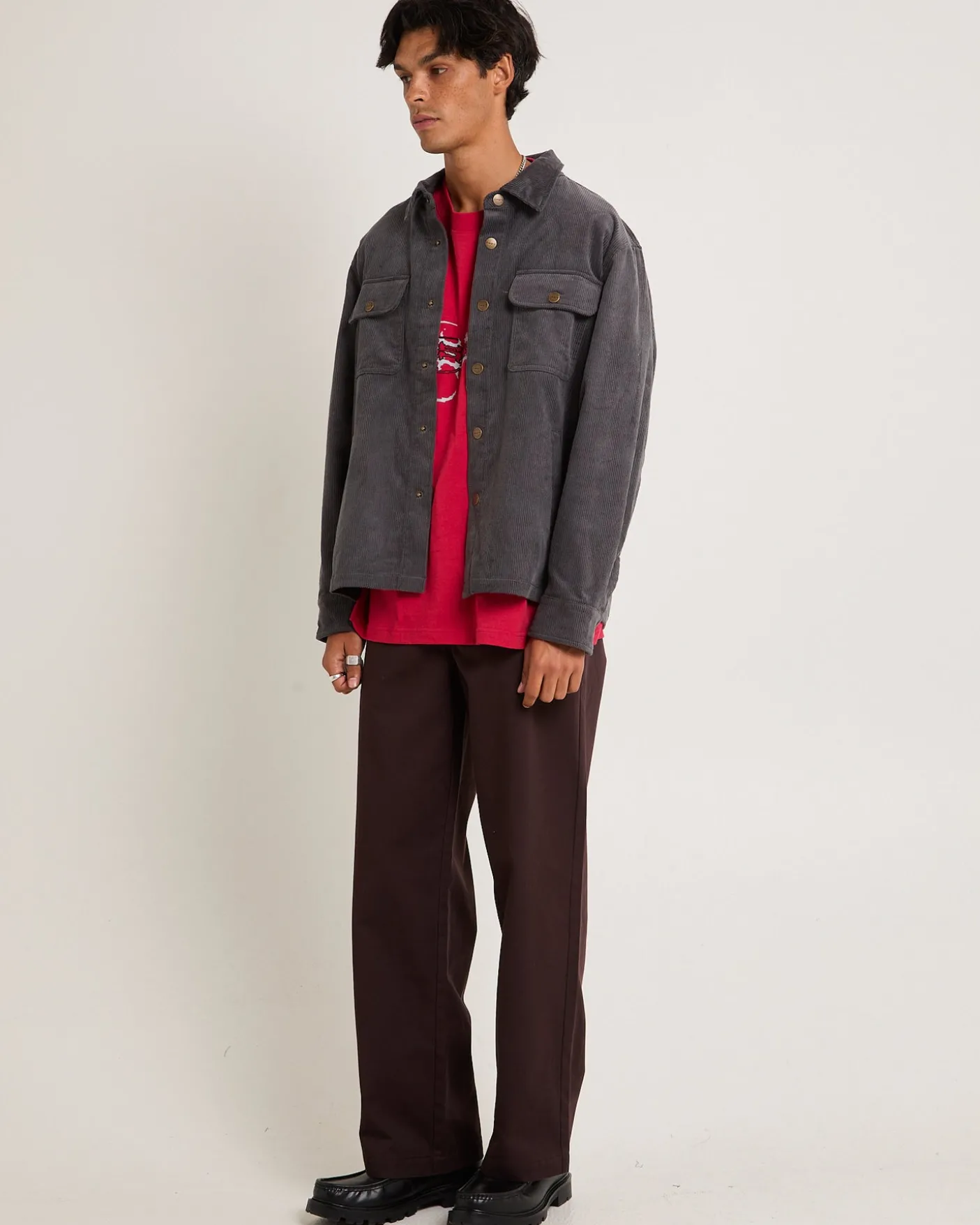 Conditions Corduroy Long Sleeve Overshirt