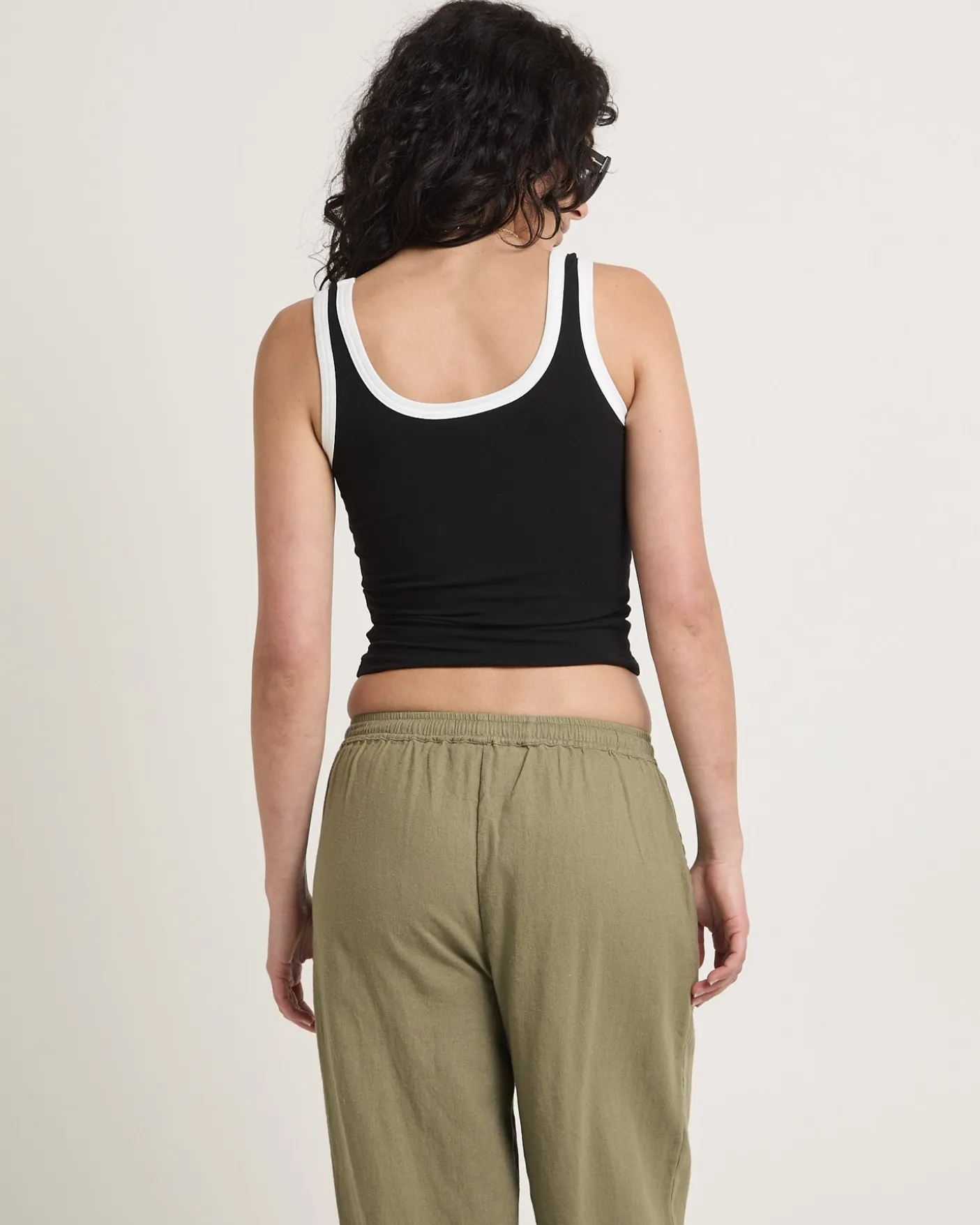 Contrast Tank Top