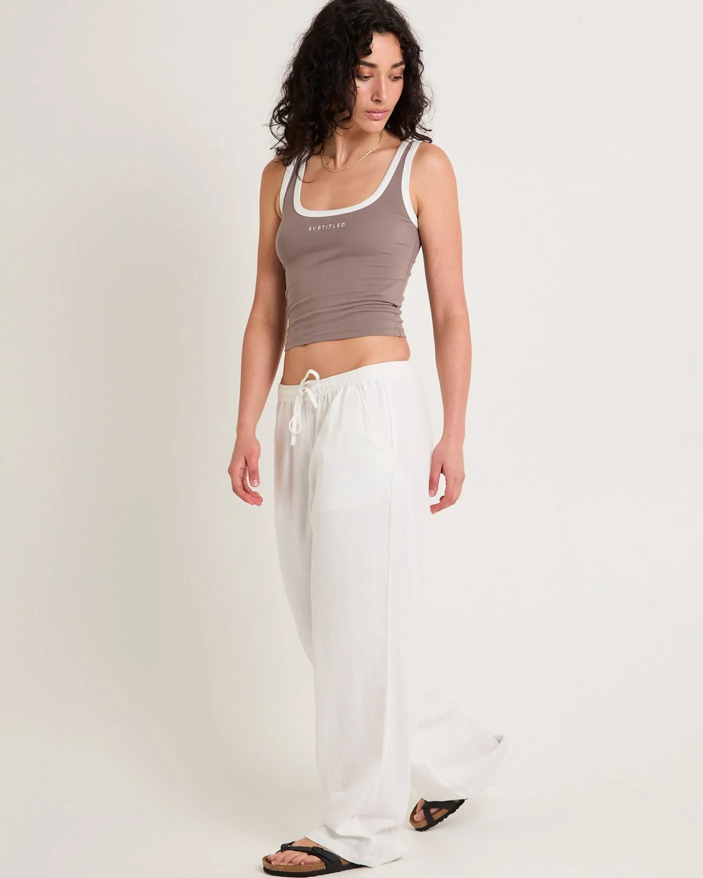 Contrast Tank Top