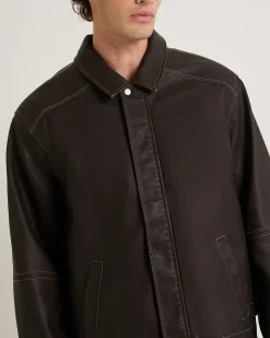 Corp PU Leather Jacket
