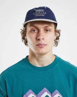 Court Cap Navy/Sand
