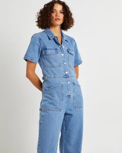 Coverall Ada Denim Jumpsuit Light Vintage