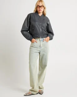 Crop Bomber Jacket