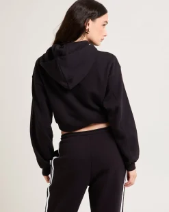 Cropped Zip Hoodie