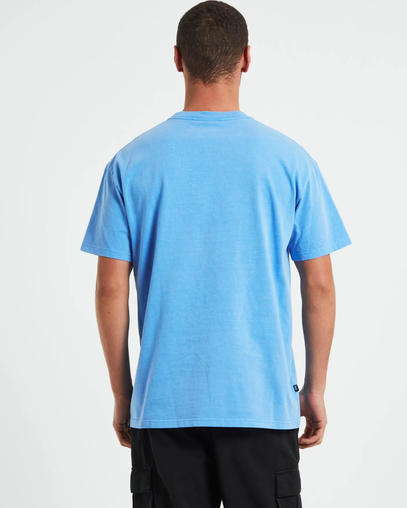 Cube Heavyweight Short Sleeve T-Shirt in Blue
