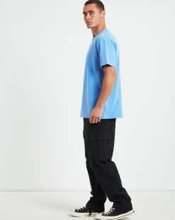 Cube Heavyweight Short Sleeve T-Shirt in Blue