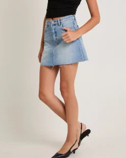 Darcy Denim Mini Skirt Satellite