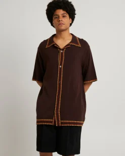 Dash Knit Bowler Short Sleeve Shirt